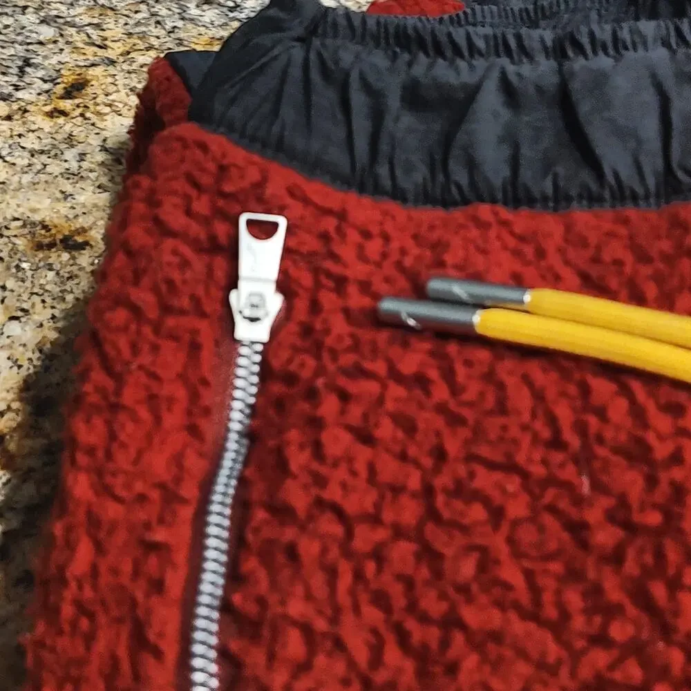 Jordan Red Fleece Pants Size L Large Sweatpants Vintage